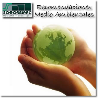 Recomendaciones Medio Ambientales de Sogorbmac - Compresores Aire Comprimido
